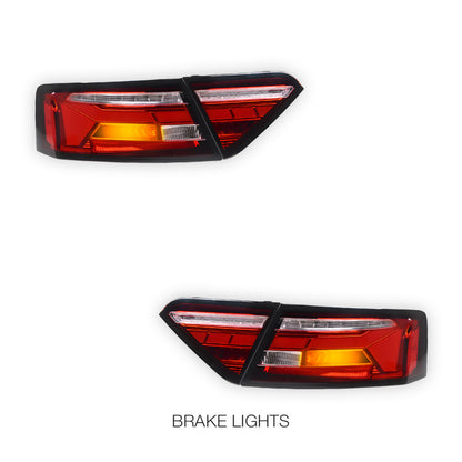 Audi A5 8T (2013 - 2016) Sequential Smoked Full LED Tail Lights LH + RH