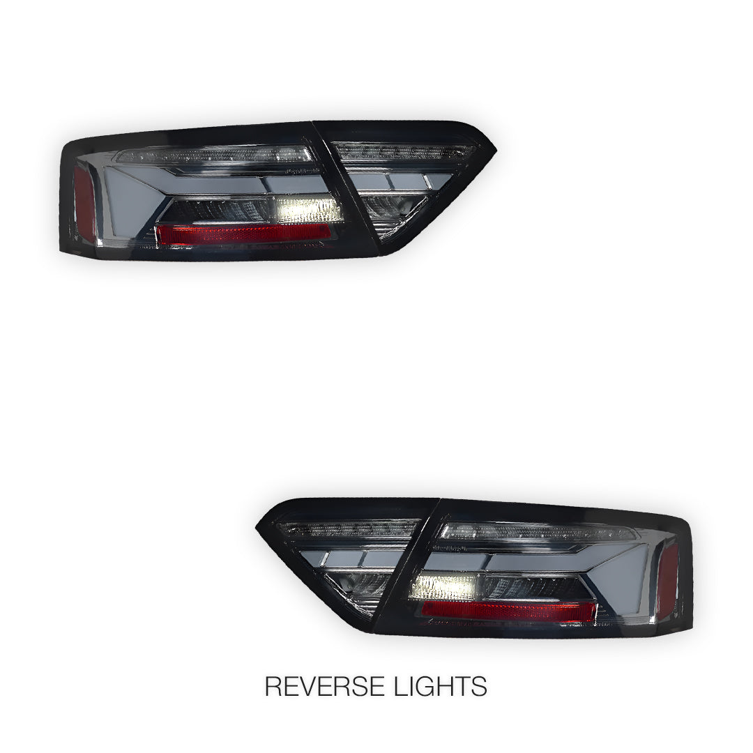 Audi A5 8T (2013 - 2016) Sequential Smoked Full LED Tail Lights LH + RH