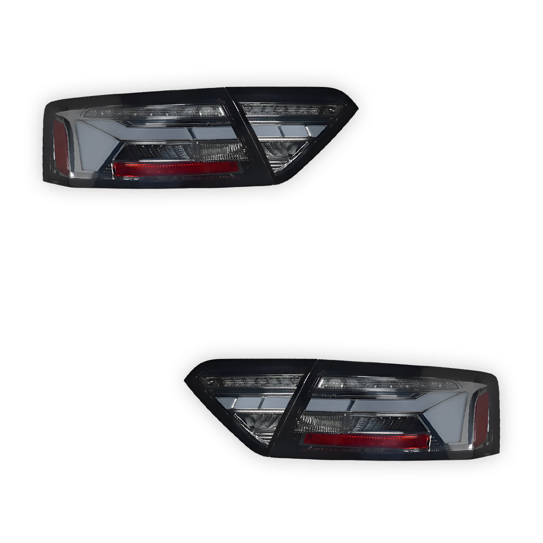 Audi A5 8T (2013 - 2016) Sequential Smoked Full LED Tail Lights LH + RH