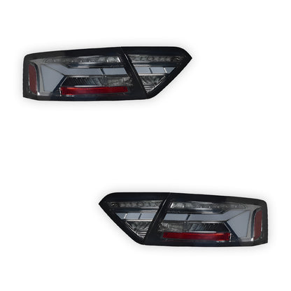 Audi A5 8T (2013 - 2016) Sequential Smoked Full LED Tail Lights LH + RH