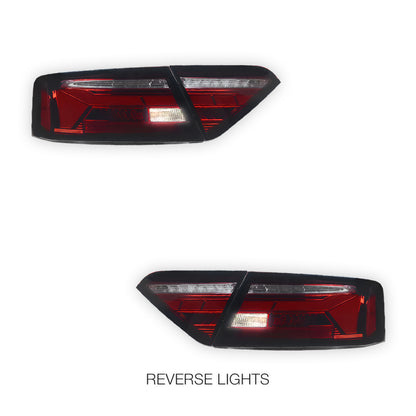Audi A5 8T (2013 - 2016) Sequential Smoked Full LED Tail Lights LH + RH