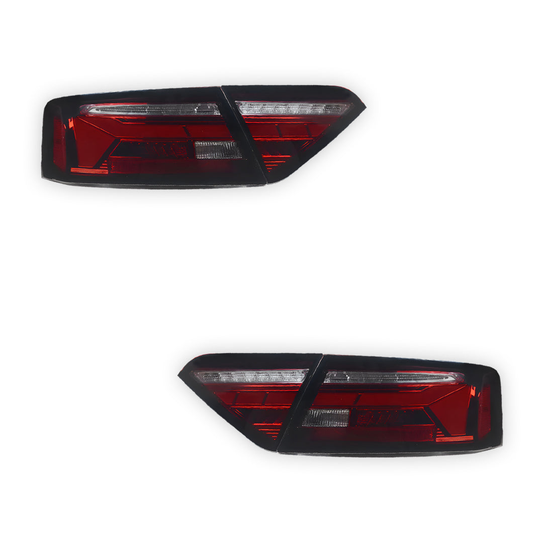 Audi A5 8T (2013 - 2016) Sequential Smoked Full LED Tail Lights LH + RH