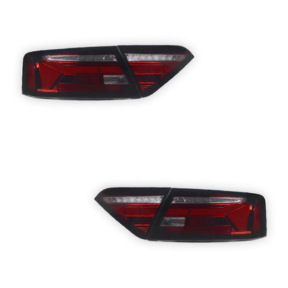 Audi A5 8T (2013 - 2016) Sequential Smoked Full LED Tail Lights LH + RH