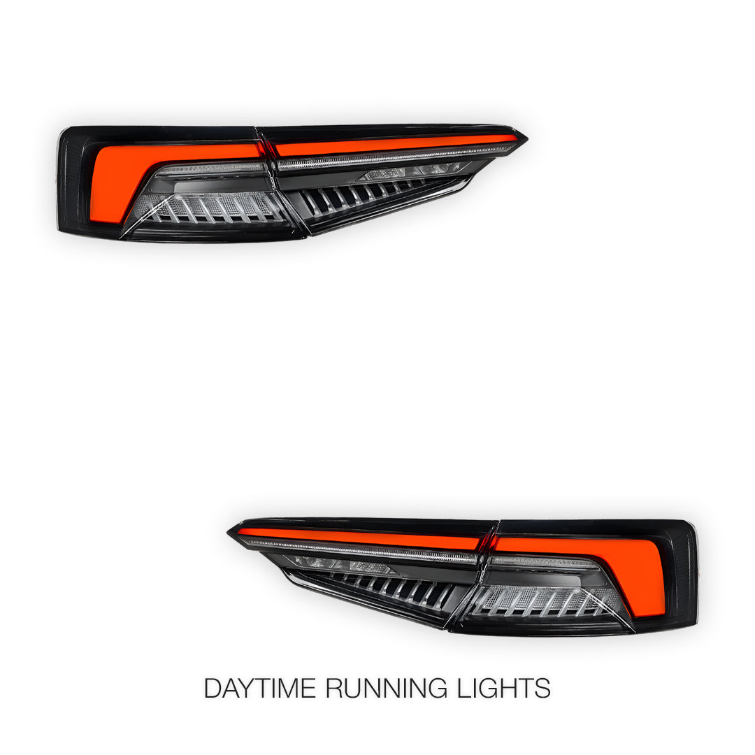 Audi A5 F5 (2016 - 2020) Full Smoked Blackline Style Tail Lights LH + RH
