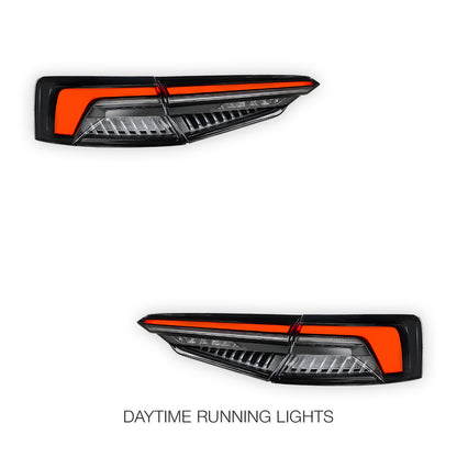 Audi A5 F5 (2016 - 2020) Full Smoked Blackline Style Tail Lights LH + RH