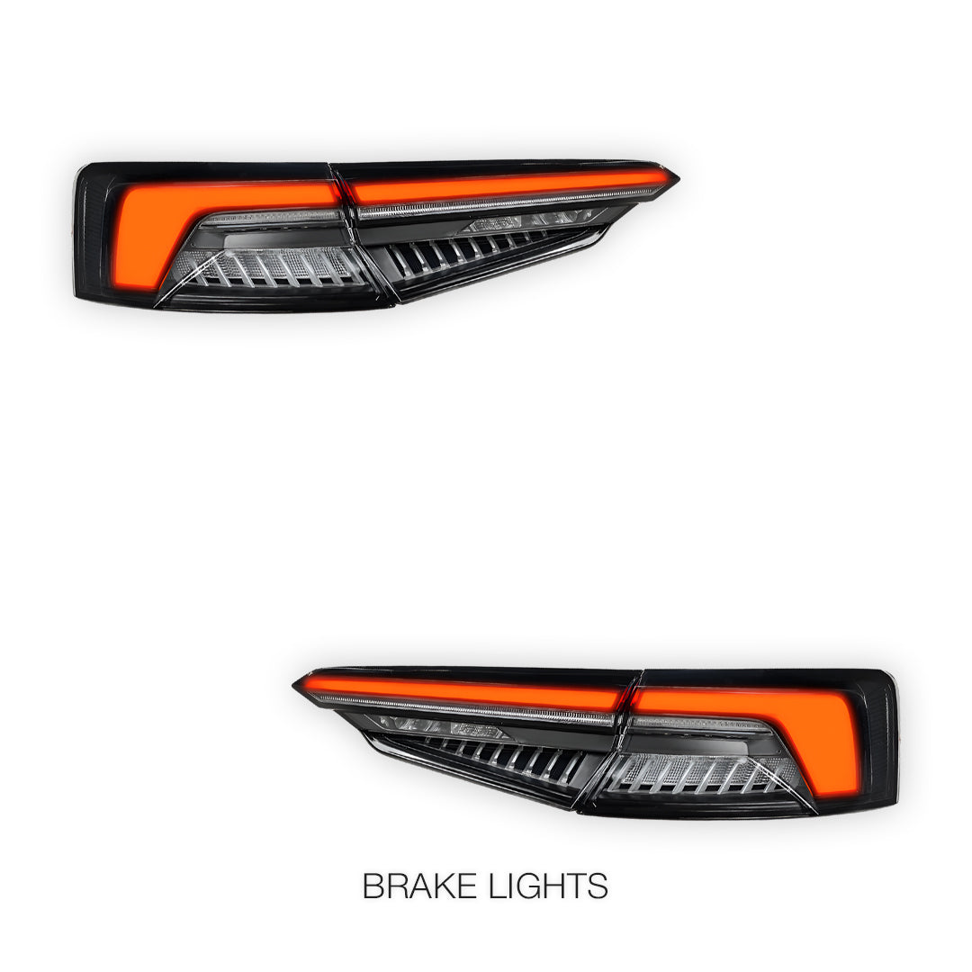 Audi A5 F5 (2016 - 2020) Full Smoked Blackline Style Tail Lights LH + RH
