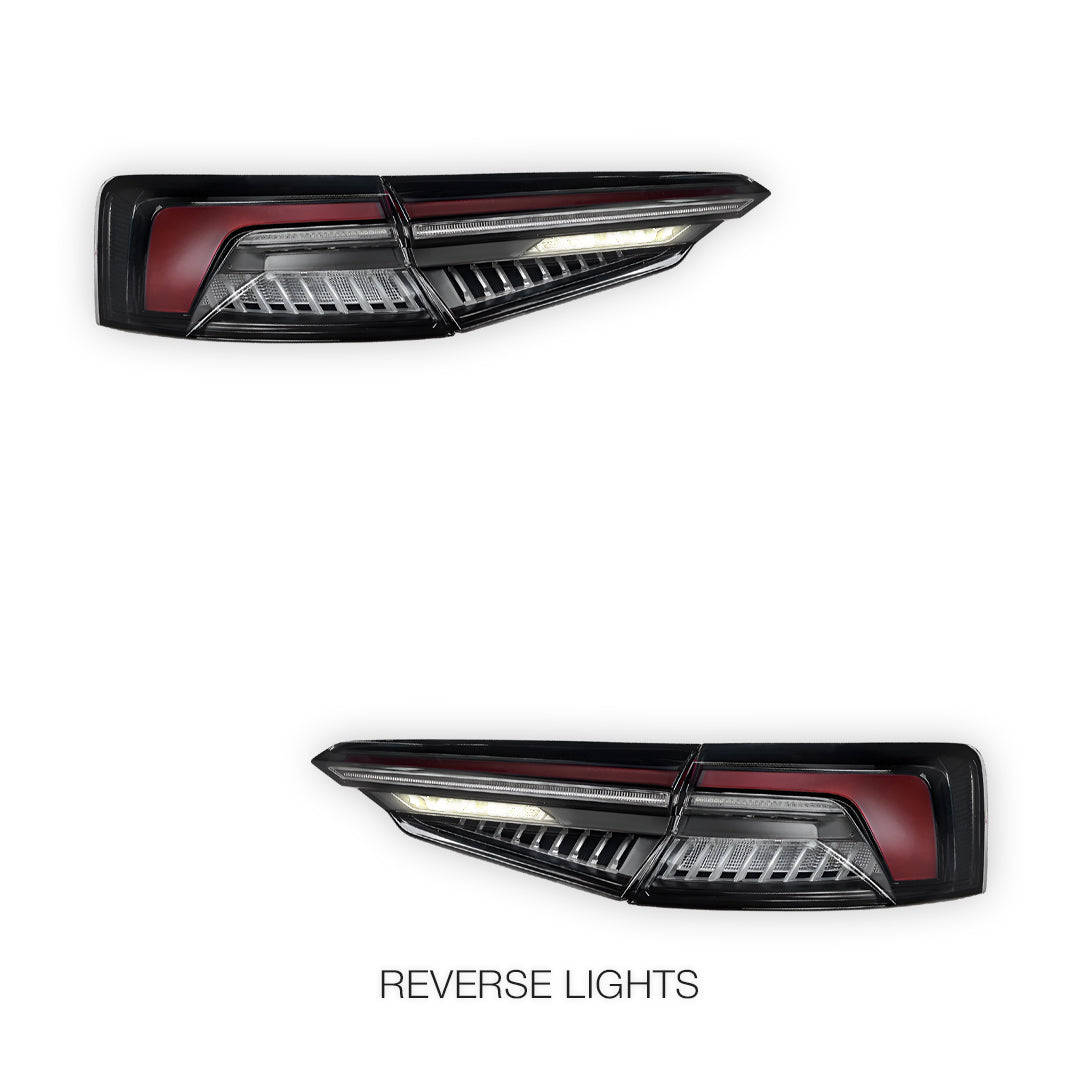 Audi A5 F5 (2016 - 2020) Full Smoked Blackline Style Tail Lights LH + RH