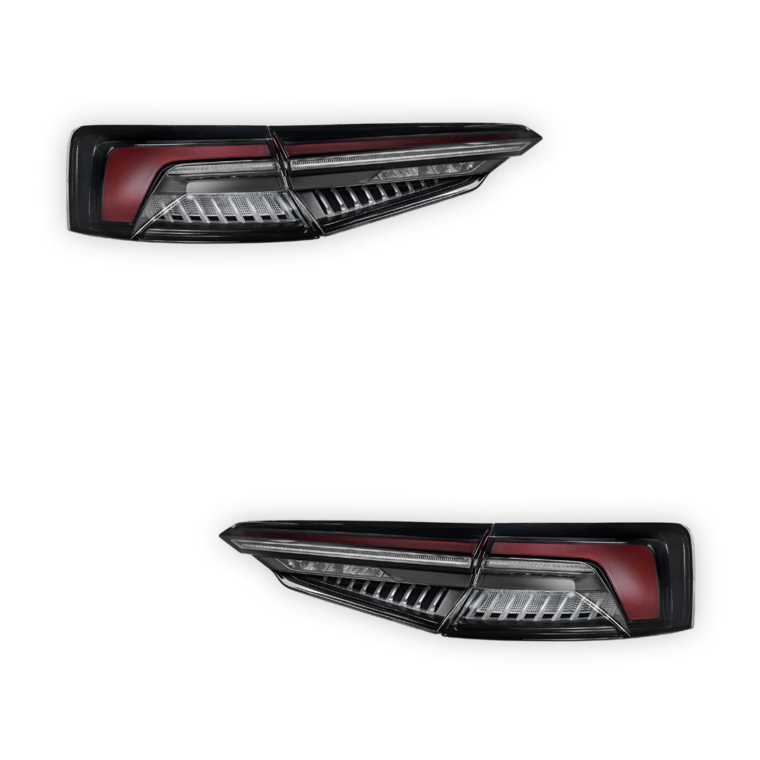 Audi A5 F5 (2016 - 2020) Full Smoked Blackline Style Tail Lights LH + RH