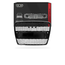 Audi A6 C6 (2004 - 2011) Gloss Black Honeycomb RS Style Front Bumper Bar Grille