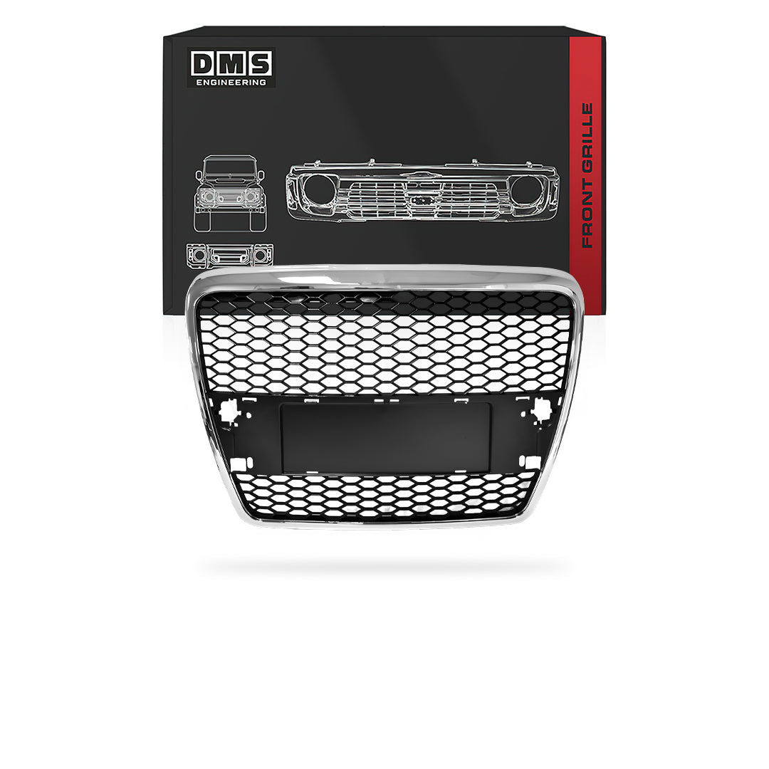 Audi A6 C6 (2004 - 2011) RS6 Honeycomb Style Front Bumper Bar Grille