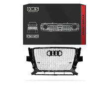 Audi Q5 8R (2009 - 2012) Gloss Black Honeycomb RS-Q5 Style Front Bumper Bar Grille