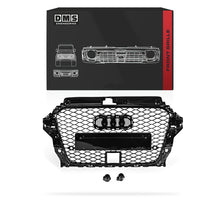 Audi S3 8V (2013 - 2016) Gloss Black RS3 Style Front Bumper Bar Grille
