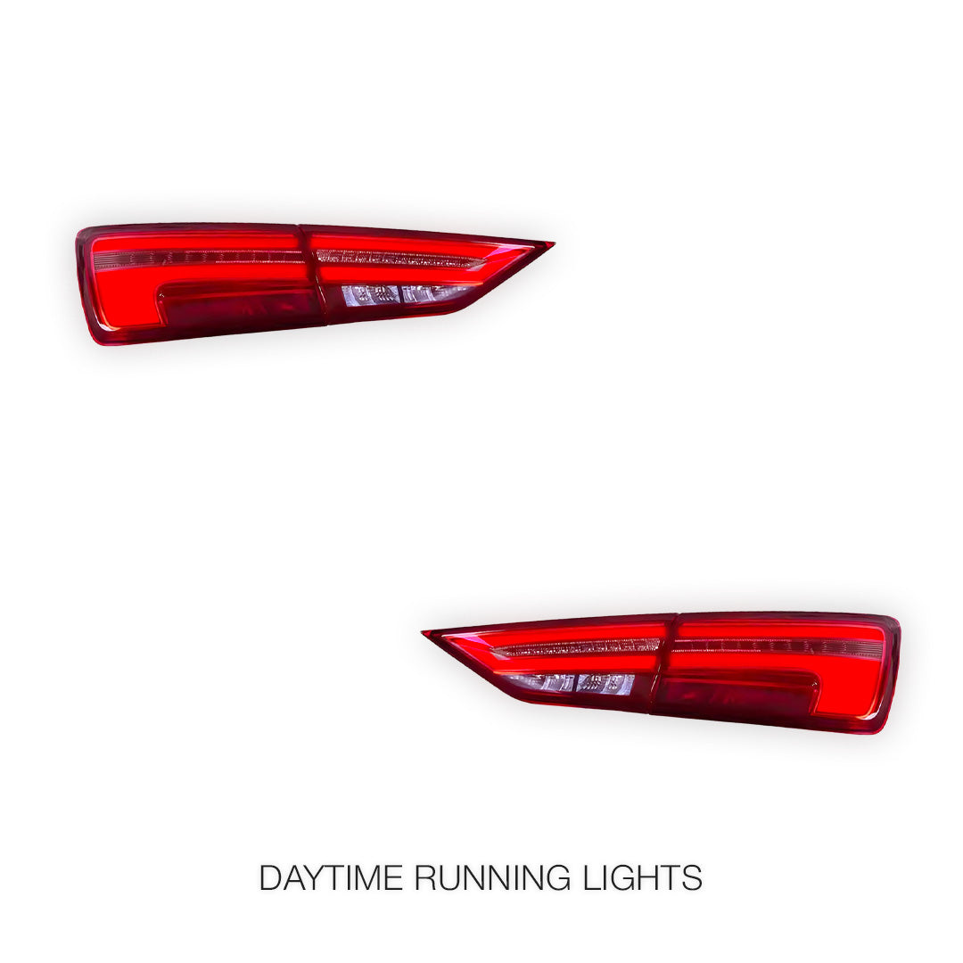 Audi S3 8V (2014 - 2019) Red DRL Sequential Tail Lights LH + RH