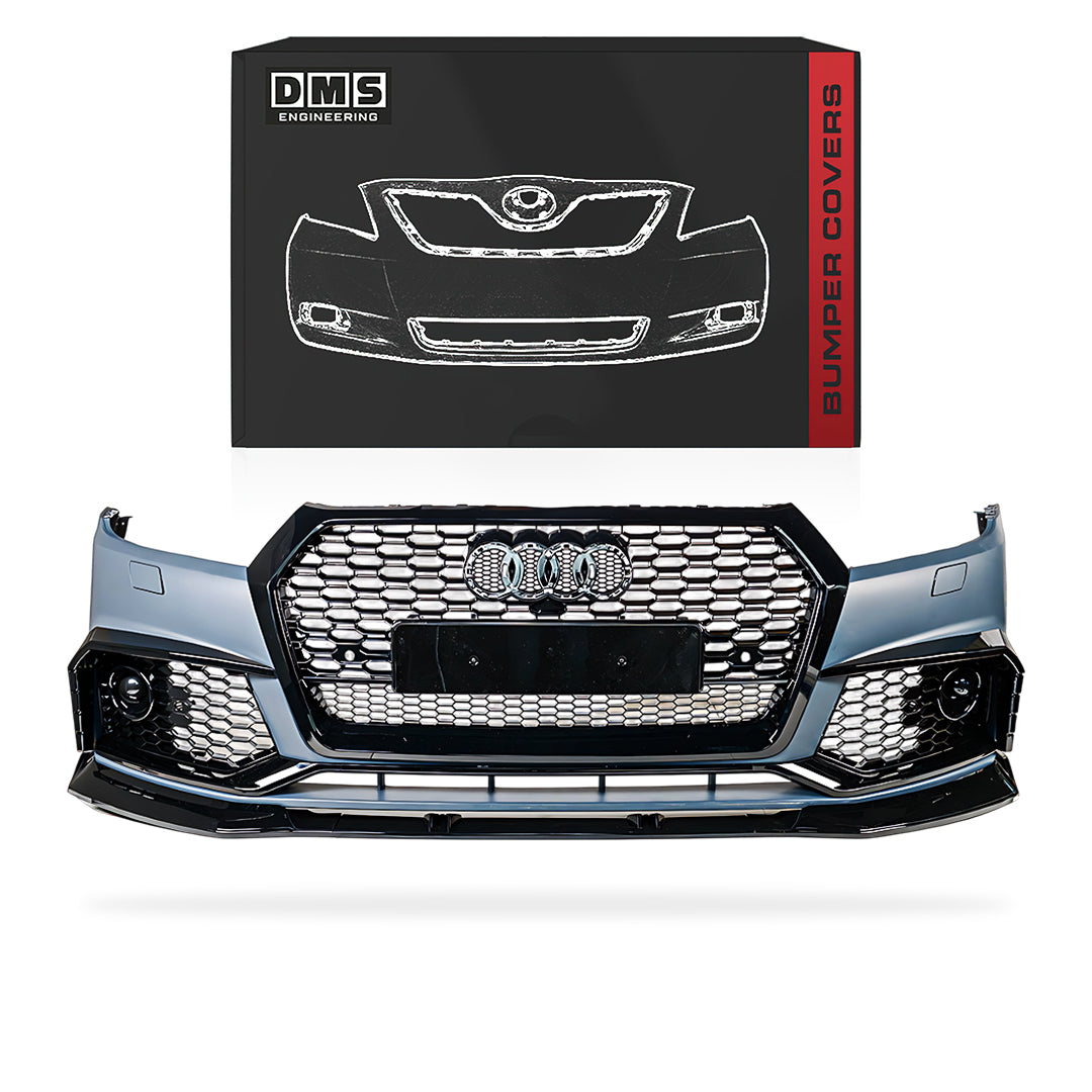 Audi SQ5 FY (2017 - 2020) RSQ5 Style Front Bumper Cover Kit with Black Honeycomb Grille Grill