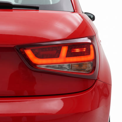 Audi A1 8X (2010 - 2014) Smoke Red 3D LED Stripe Bar Tail Lights LH + RH