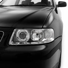 Audi A3 8L (2000 - 2003) Black / Chrome Non-Xenon OEM Style Headlights LH + RH