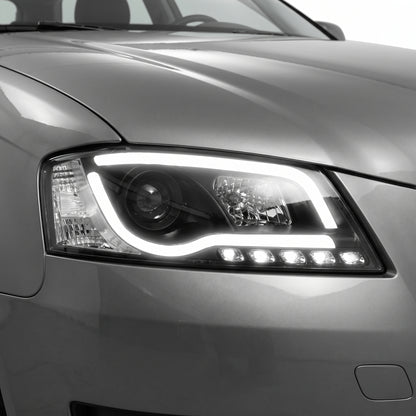Audi A3 8P Facelift (2008 - 2012) 3D LED DRL Projector Headlights LH + RH