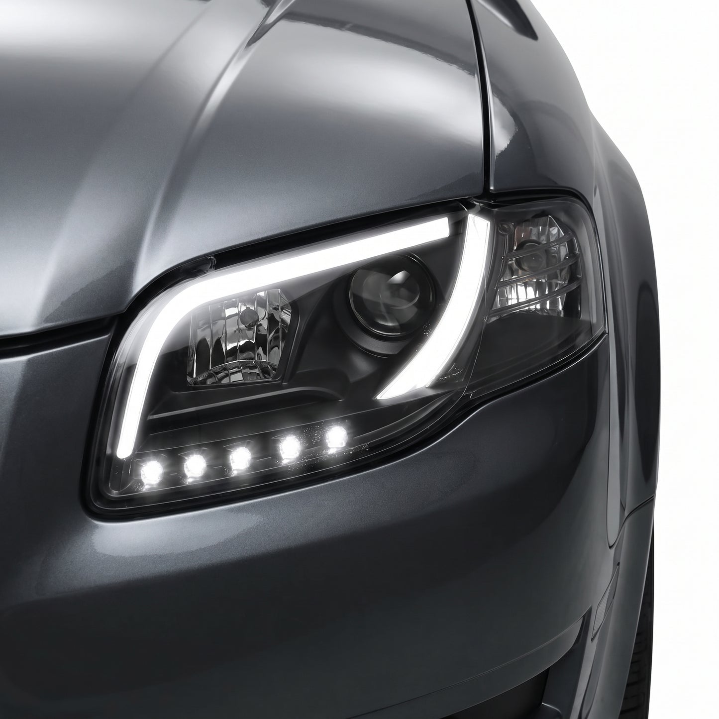 Audi A4 B7 (2005 - 2008) 3D LED DRL Projector Headlights LH + RH