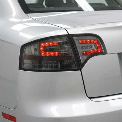 Audi A4 B7 (2005 - 2008) Smoke Black LED Tail Lights LH + RH