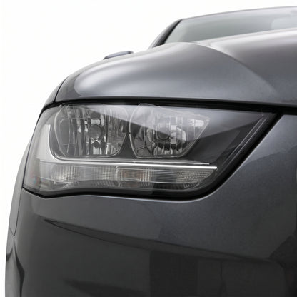 Audi A4 B8 (2012 - 2016) Non-Xenon OEM Style Headlights LH + RH installed close-up