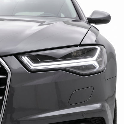 Audi A6 C7 (2015 - 2018) LED DRL Headlights LH + RH installed close-up