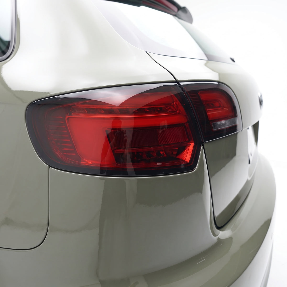 Audi S3 8P (2009 - 2013) Smoke Red Sequential Full 3D LED Stripe Tail Lights LH + RH installed close-up