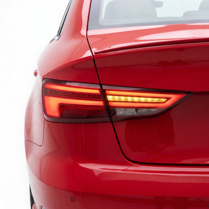 Audi S3 8V (2014 - 2019) Red DRL Sequential Tail Lights LH + RH installed
