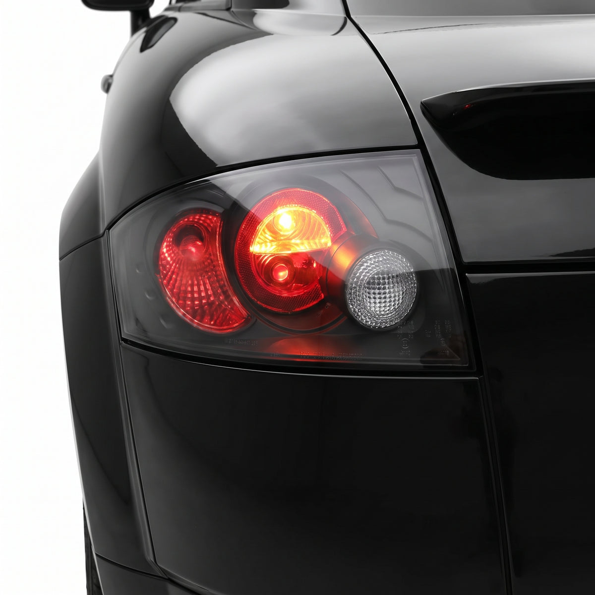 Audi TT 8N (1999 - 2005) Black Altezza Halogen Tail Lights LH + RH installed
