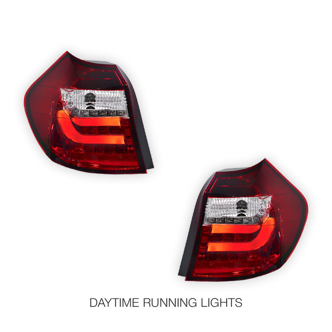 BMW 1 Series E81 / E87 (2004 - 2006) 3D LED Tail Lights LH + RH
