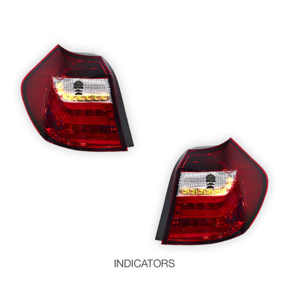 BMW 1 Series E81 / E87 (2004 - 2006) 3D LED Tail Lights LH + RH