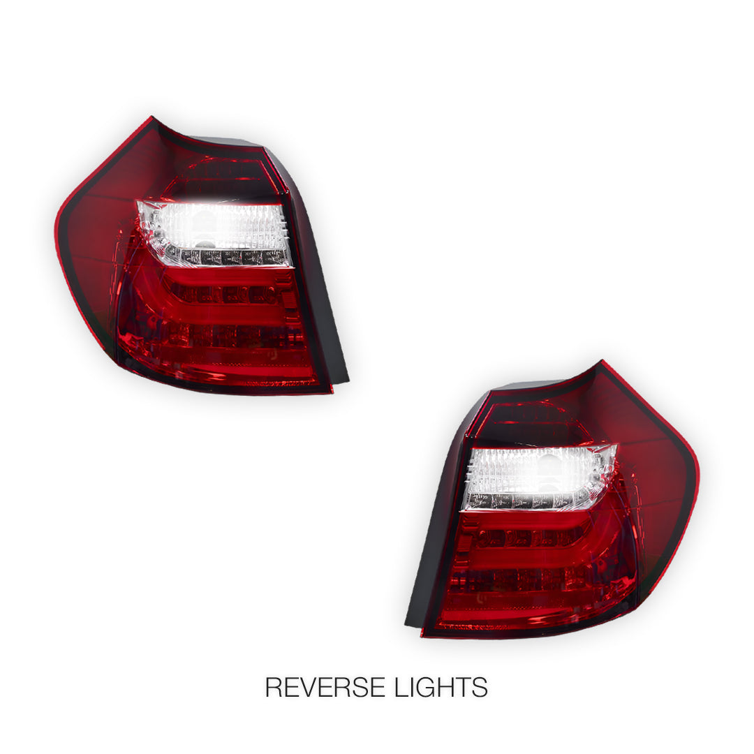 BMW 1 Series E81 / E87 (2004 - 2006) 3D LED Tail Lights LH + RH