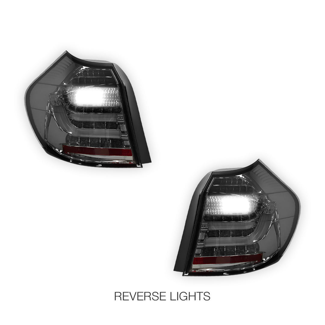 BMW 1 Series E81 / E87 (2004 - 2006) 3D LED Tail Lights LH + RH