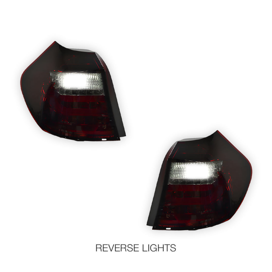 BMW 1 Series E81 / E87 (2004 - 2006) 3D LED Tail Lights LH + RH