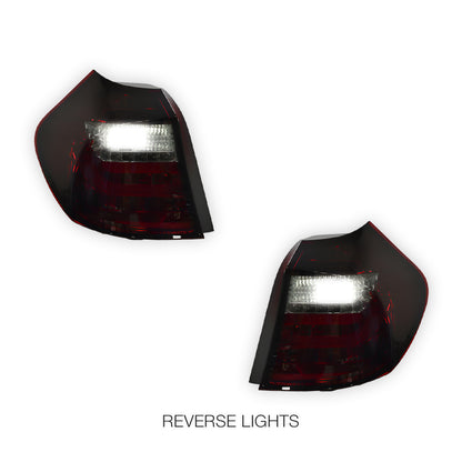 BMW 1 Series E81 / E87 (2004 - 2006) 3D LED Tail Lights LH + RH