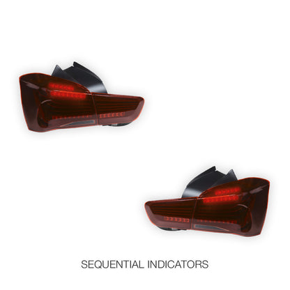 BMW 1 Series F20 (2015 - 2019) CSL Laser Style Sequential Full LED Tail Lights LH + RH