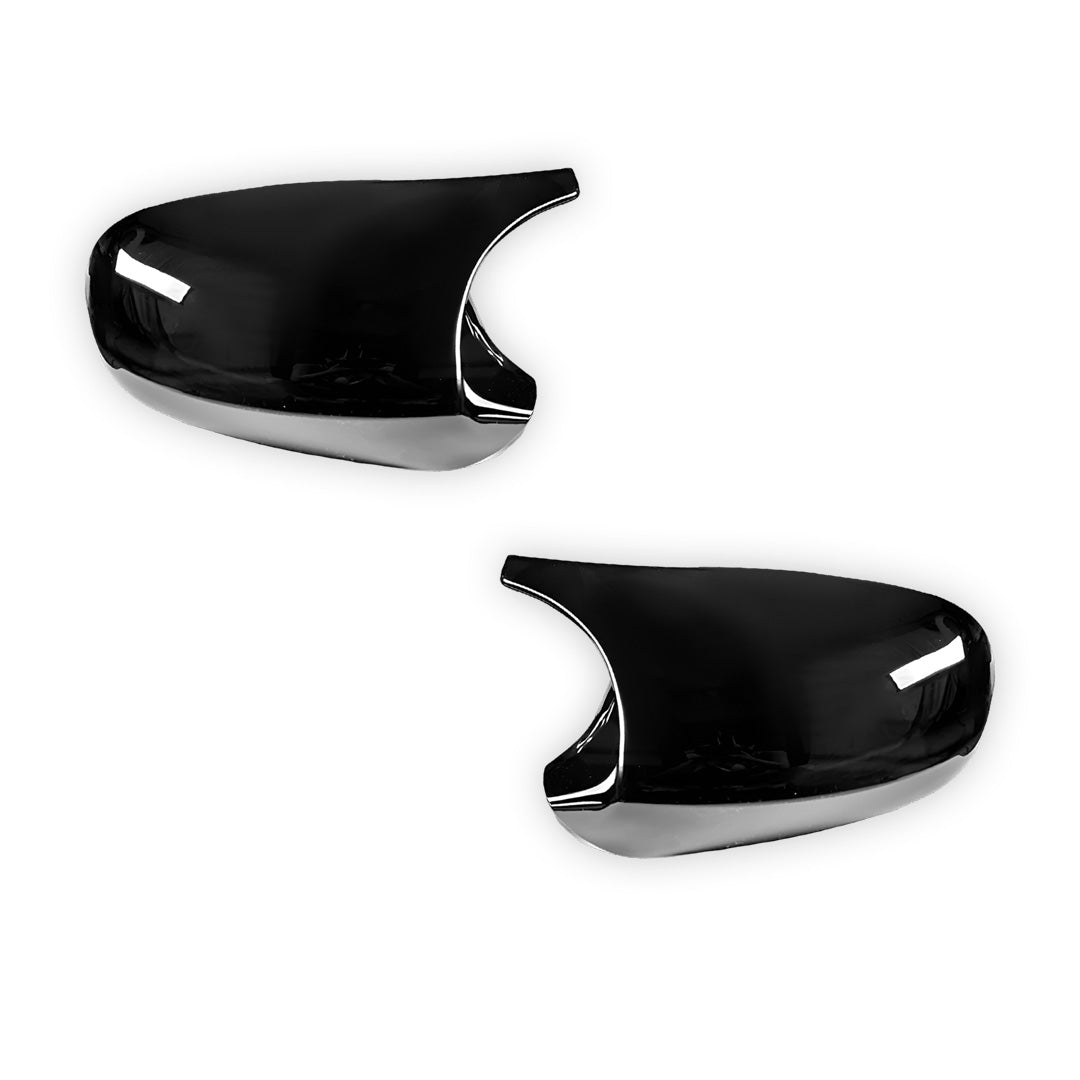 BMW 1 Series Pre LCI E87 / E82 / E88 (2004 - 2010) M3 Style Gloss Black Replacement Door Mirror Cover Caps LH + RH