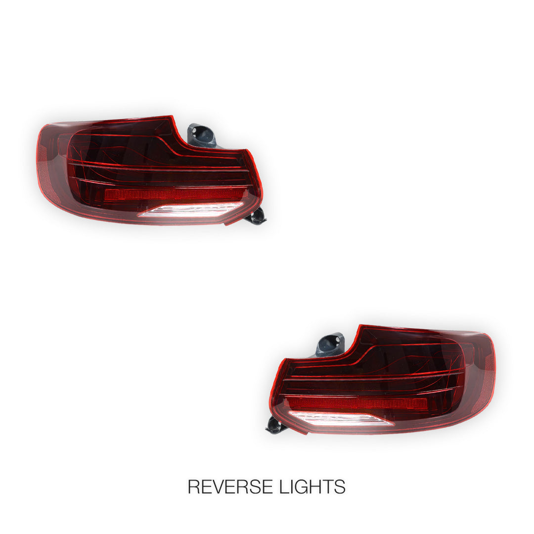 BMW 2 Series F22 / M2 F87 (2014 - 2022) CSL Laser Style Full LED Tail Lights LH + RH