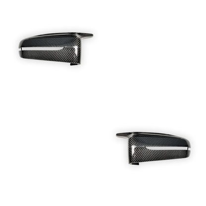 BMW 2 Series G42 (2021 - 2024) M Style Carbon Fiber Replacement Mirror Cover Caps LH + RH