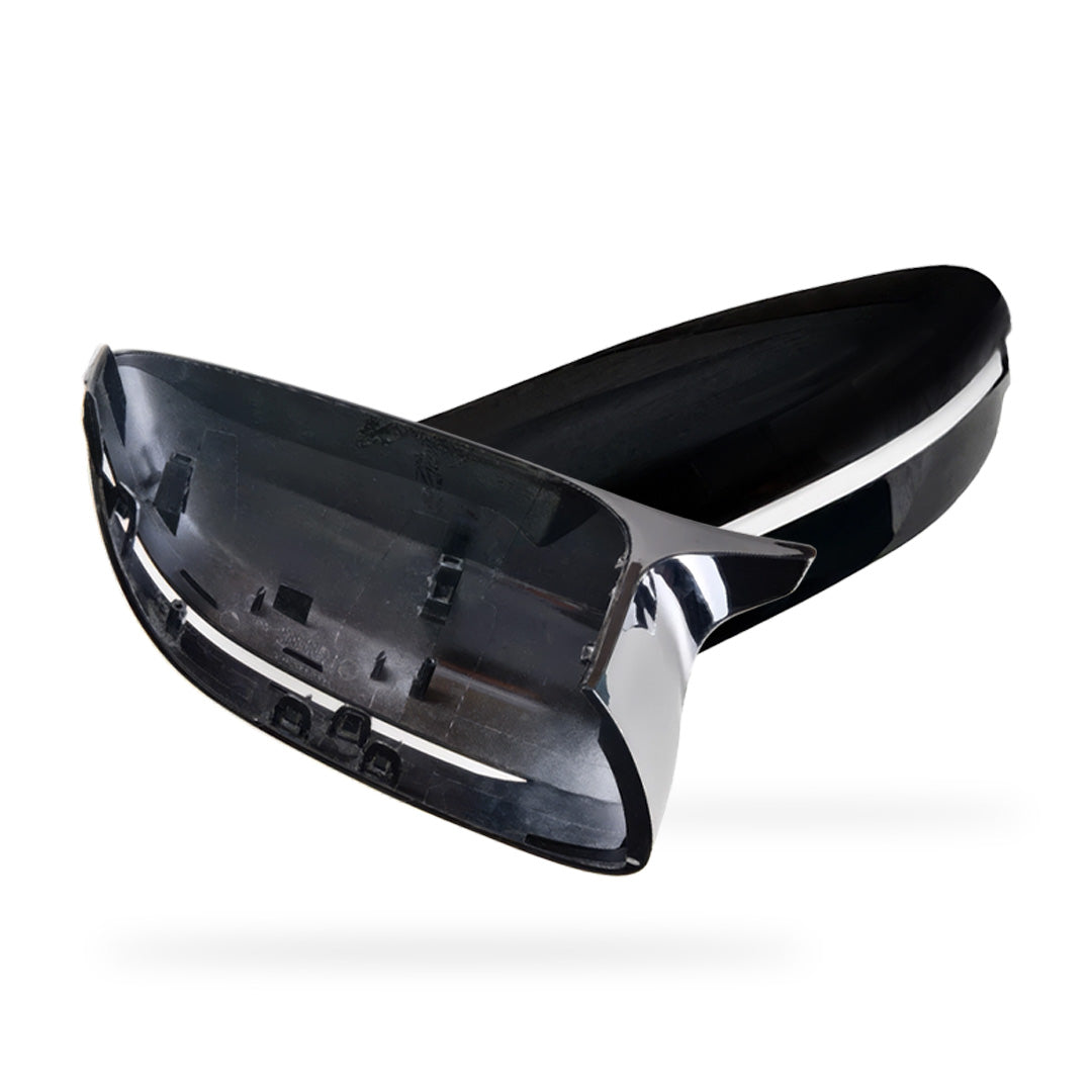 BMW 2 Series G42 (2021 - 2024) M Style Gloss Black Replacement Door Mirror Cover Caps LH + RH