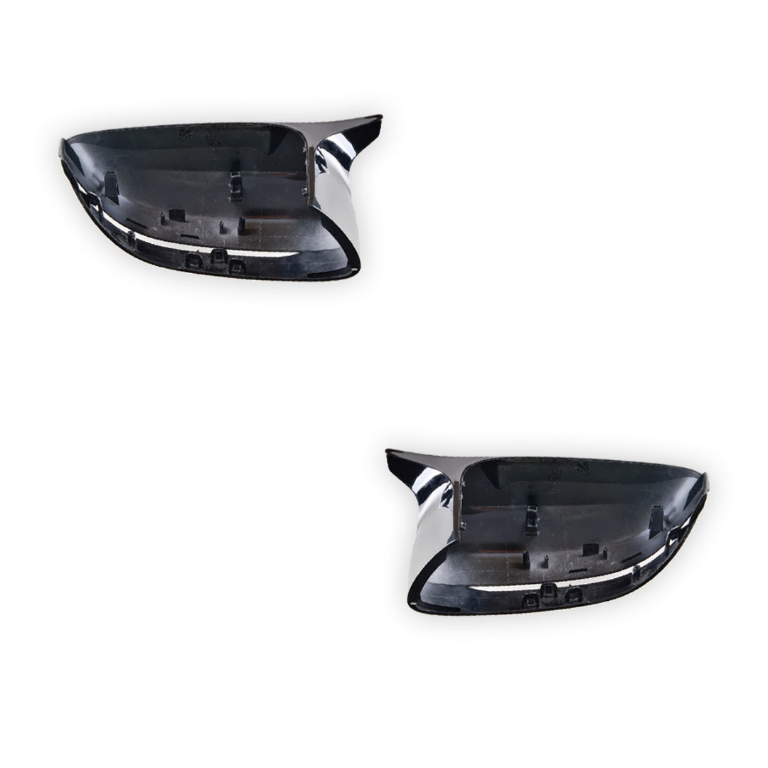 BMW 2 Series G42 (2021 - 2024) M Style Gloss Black Replacement Door Mirror Cover Caps LH + RH