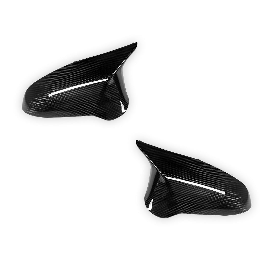 BMW 2 Series M2 F87 (2016 - 2021) FloKraft RHD Dry Carbon Fiber Replacement Door Mirror Covers LH + RH