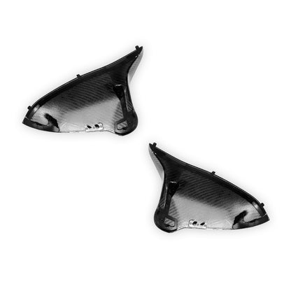 BMW 2 Series M2 F87 (2016 - 2021) FloKraft RHD Dry Carbon Fiber Replacement Door Mirror Covers LH + RH