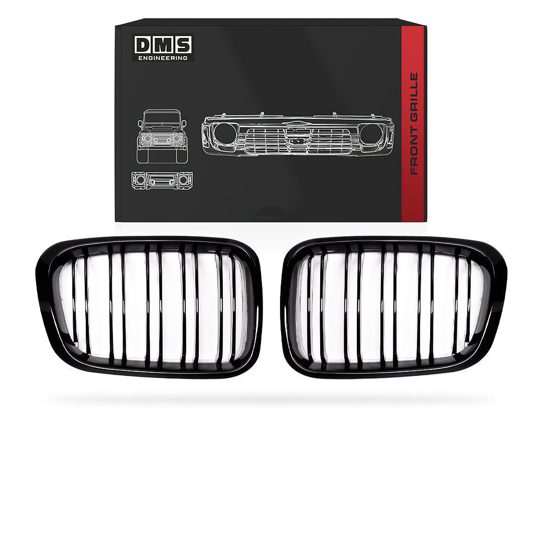 BMW 3-Series E46 (1998 - 2001) Gloss Black M4 style Front Kidney Grille