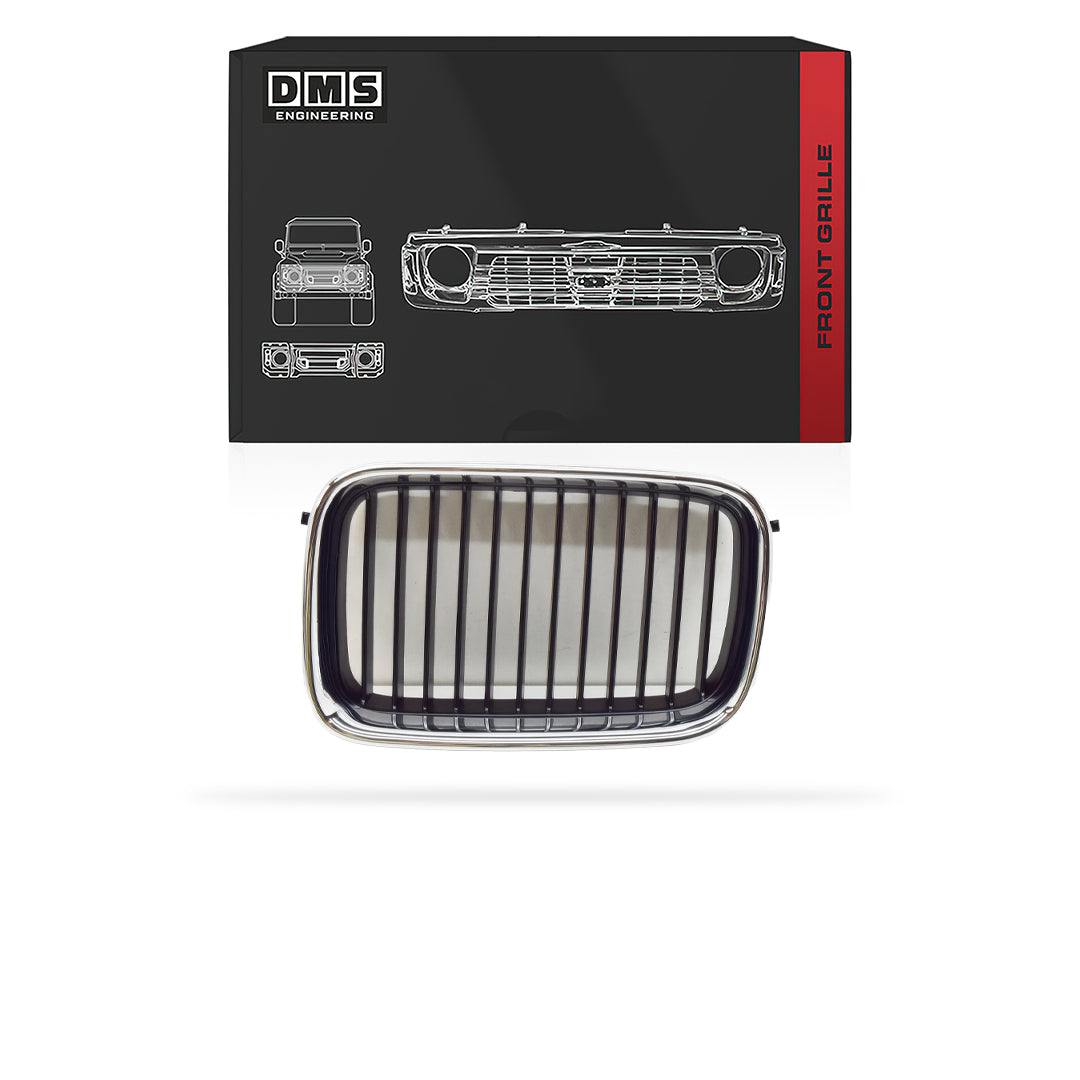 BMW 3 Series E36 (1991 - 1998) Black / Chrome Grille LH + RH