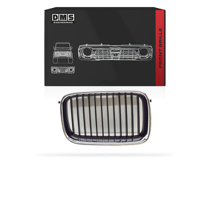 BMW 3 Series E36 (1991 - 1998) Black / Chrome Grille LH + RH