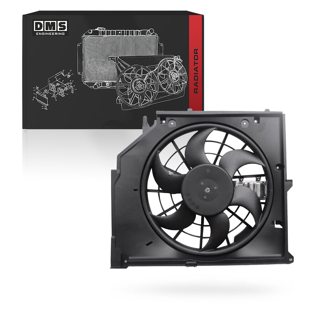 BMW 3 Series E46 (1998 - 2007) 1.6L / 2.5L / 3L Radiator Fan Assembly with Brushless Motor and Module