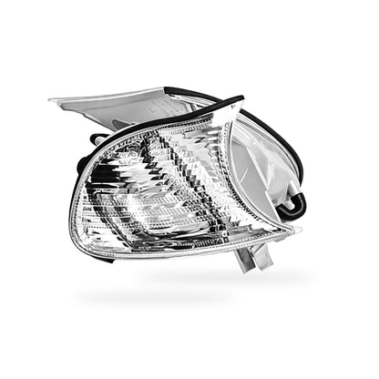 BMW 3 Series E46 (1999 - 2000) Crystal Front Corner Turn Signal Indicator Lights LH + RH