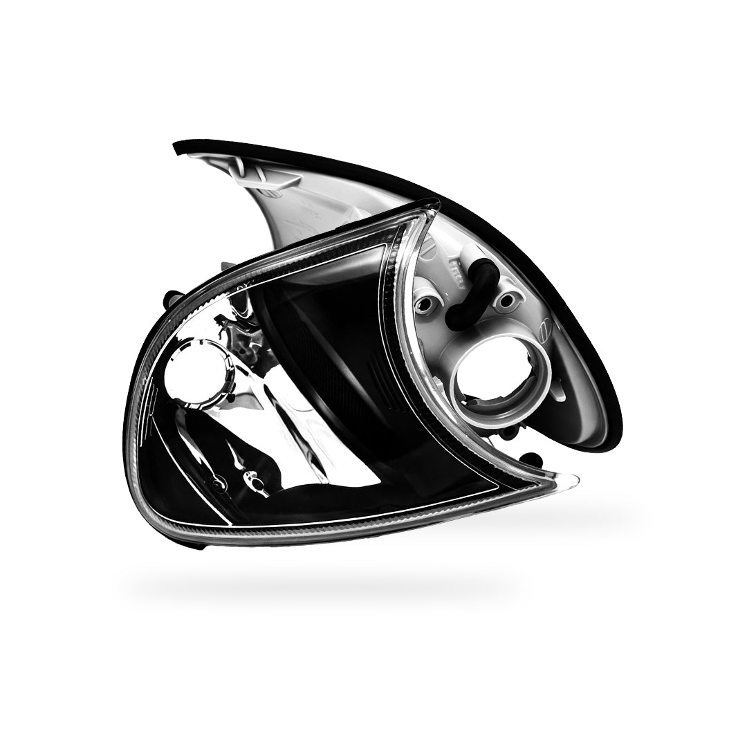 BMW 3 Series E46 (1999 - 2001) Black Corner Turn Signal Indicator Lights LH + RH