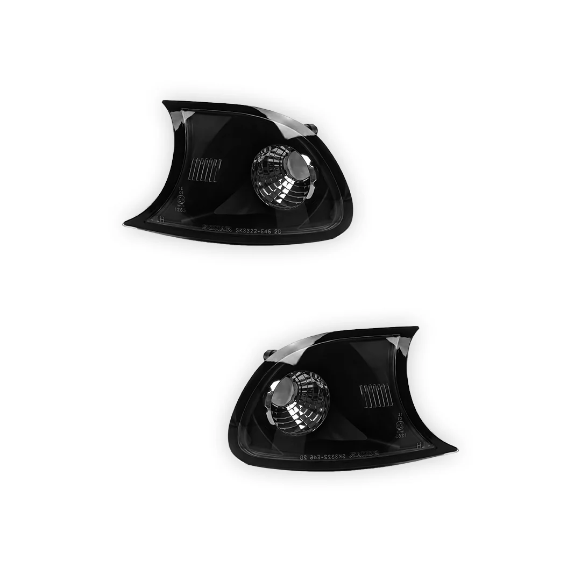 BMW 3 Series E46 (1999 - 2001) Pre-LCI Sedan / Wagon Front Corner Turn Signal Indicator Lights LH + RH
