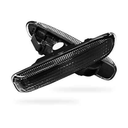 BMW 3 Series E46 (1999 - 2005) Smoked Side Fender Guard Turn Signal Indicator Lights LH + RH